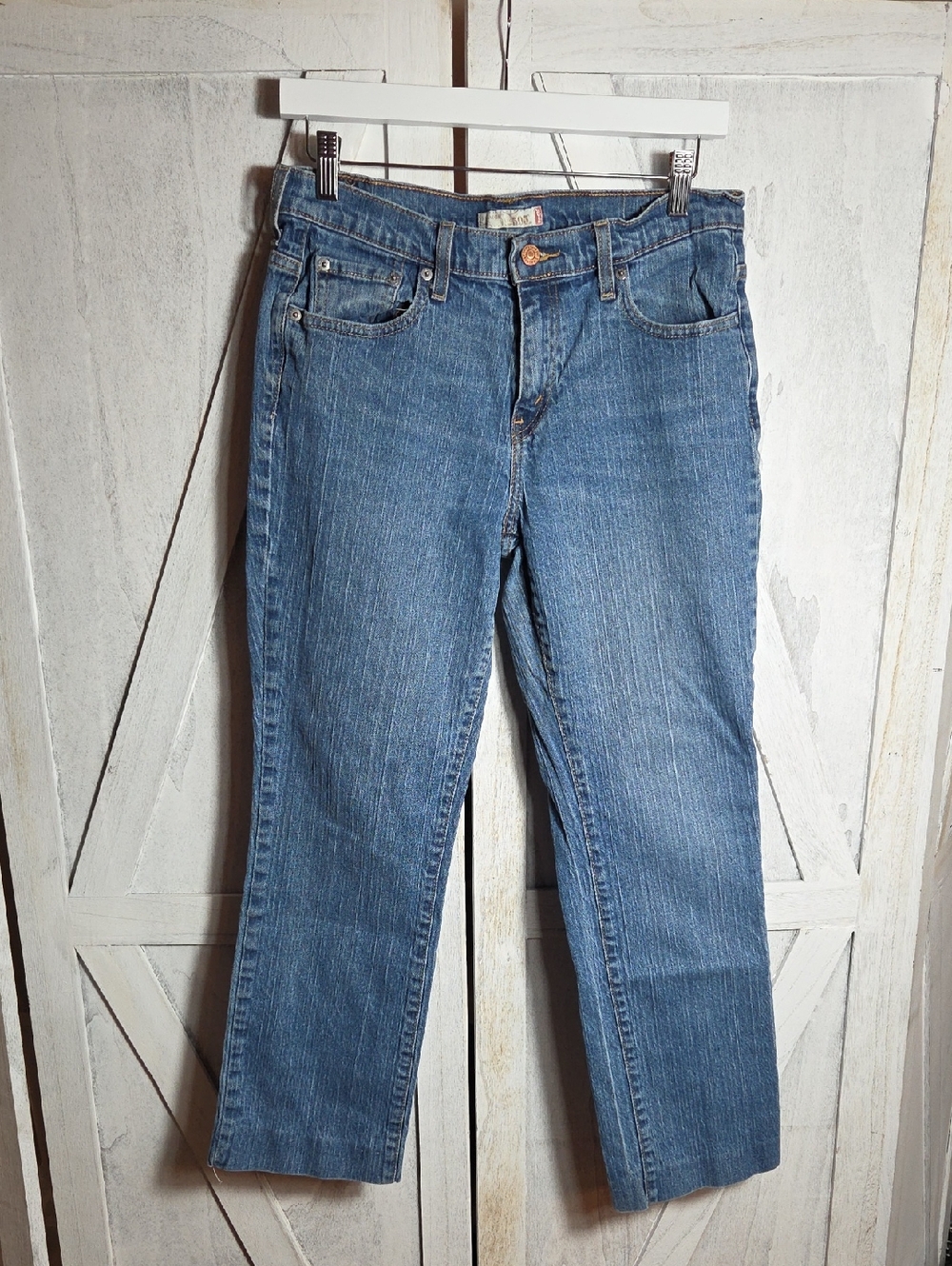 Levi's 505 Straight Leg Jeans Size 10